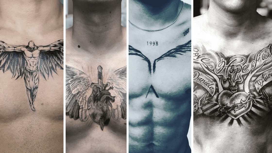 Wings on the Chest Tattoo Ideas (NEW 2022) - TattooTab