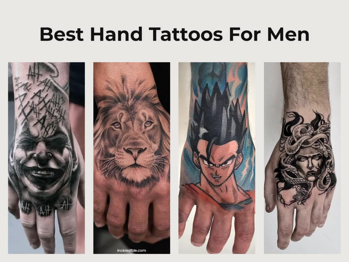 mens hand tattoo
