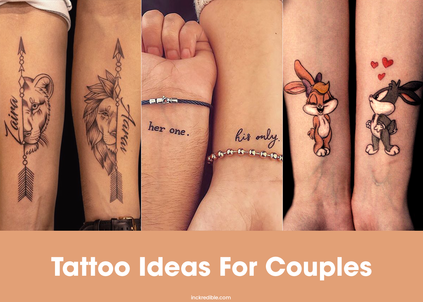 Couple Tattoo Ideas For Lasting Love - TattooTab