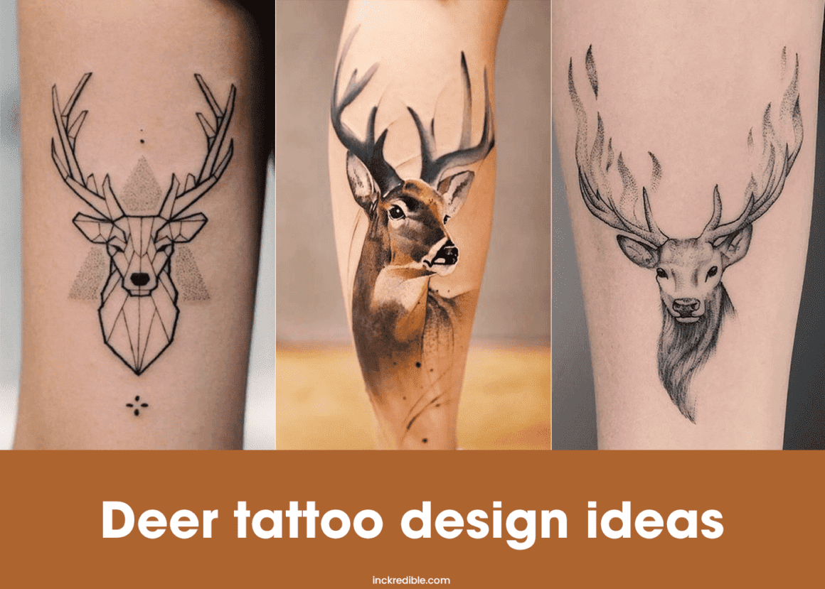 50 Deer Tattoo Design Ideas - TattooTab