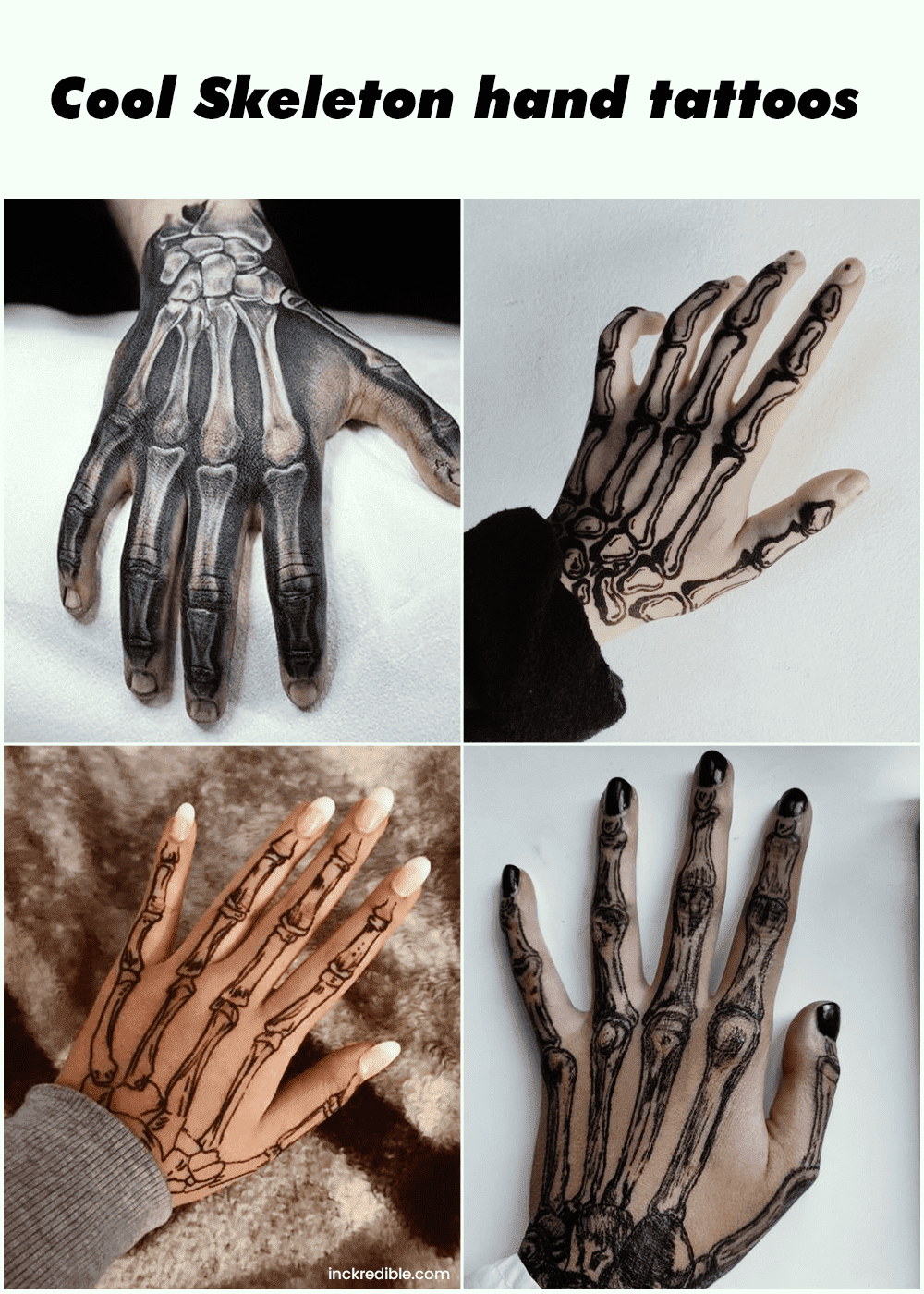 101 Best Simple Skeleton Hand Tattoo Ideas That Will Blow Your Mind   Outsons