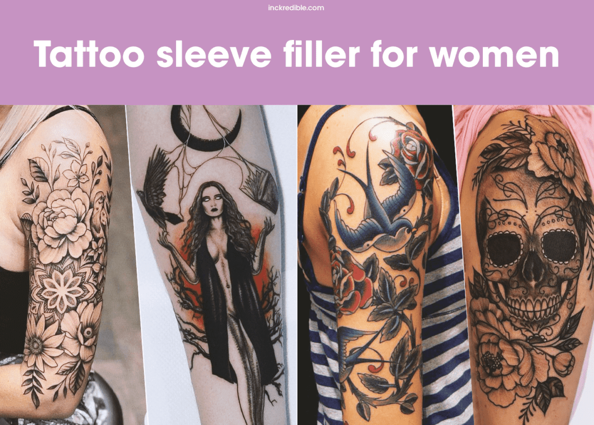50 Tattoo Sleeve Filler Ideas For Women - TattooTab